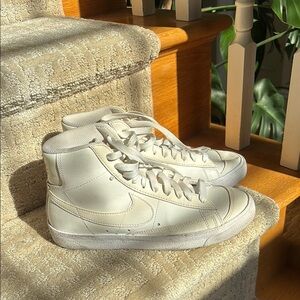 White High-Top Sneakers